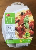 Mängden socker i Spaghetti Napoli Pomodoro E Olive