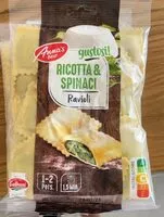 Mängden socker i Ravioli ricotta & Spinaci