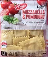 Mängden socker i Raviolis mozzarella/tomate