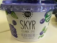 Mängden socker i Skyr Myrtilles