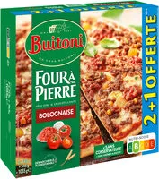 Mängden socker i BUITONI FOUR A PIERRE Pizza surgelée Bolognaise 2+1 offerte (3X345g)