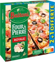 Mängden socker i BUITONI FOUR A PIERRE Pizza surgelée Royale 2+1 offerte (3x335g)