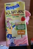 Mängden socker i Nesquik all natural strawberry flavour milk drink