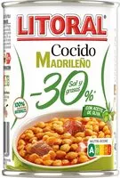 Mängden socker i Cocido Madrileño -30%