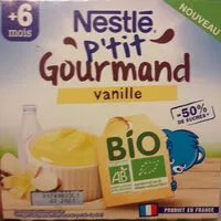 Mängden socker i NESTLÉ P'tit GOURMAND BIO saveur Vanille 4x90g