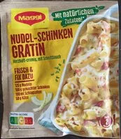 Mängden socker i Nudel-Schinken Gratin