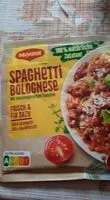 Mängden socker i Maggi Fix Spaghetti Bolognese