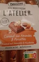 Mängden socker i NESTLE L'ATELIER - Lait Caramel amandes et noisettes - 170g