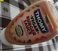 Mängden socker i Thomy Vegan Burger Sauce