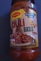 Mängden socker i Maggi Chili Basis