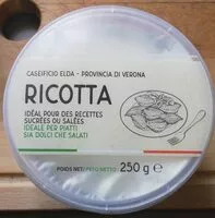 Mängden socker i Ricotta