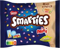 Mängden socker i SMARTIES MINI sachet 315g