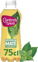 Mängden socker i CONTREX Green BIO Maté saveur Menthe 75cl