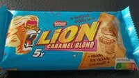 Mängden socker i Lion caramel blond