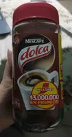 Mängden socker i cafe torrado Nescafe dolca