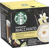 Mängden socker i STARBUCKS by NESCAFE DOLCE GUSTO Vanille Macchiatto 12 capsules 132g