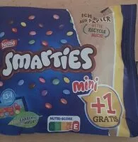 Mängden socker i Smarties mini
