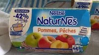 Mängden socker i NESTLE NATURNES Pomme Pêche 4x130g
