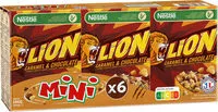 Mängden socker i NESTLE MINI LION 6x40g