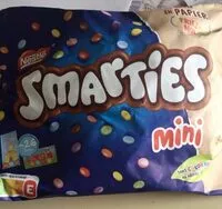 Mängden socker i SMARTIES MINI sachet 375g