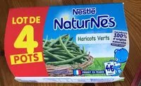 Mängden socker i NESTLE NATURNES Petits pots bébé Haricot Vert - 4x130g - Dès 4/6 mois