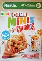 Mängden socker i NESTLE CINI-MINIS CHURROS Céréales 360g