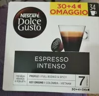 Mängden socker i Espresso intenso