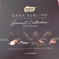 Mängden socker i Dark sublime gourmet collection