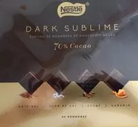 Mängden socker i Dark sublime 70% cacao