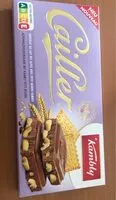 Mängden socker i Cailler et biscuit Kambly