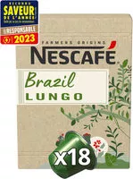 Mängden socker i NESCAFÉ FARMERS ORIGINS BRAZIL Nespresso 93g (18 capsules)