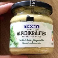 Mängden socker i Senf / Moutarde Alpenkrauter