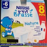 Mängden socker i NESTLE P'tit Brassé Nature 8x100g