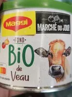 Mängden socker i Fond bio de veau maggi