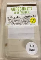 Mängden socker i Aufschnitt Vegetarisch Natur