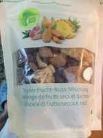 Mängden socker i Mélange de fruits secs et de noix