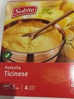 Mängden socker i Polenta Ticinese