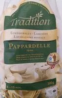 Mängden socker i Pappardelle