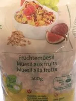 Mängden socker i Früchtemüesli