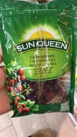 Mängden socker i Canneberges sucrées, séchées