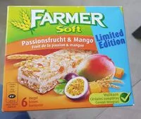 Mängden socker i Farmer soft fruit de la passion & mangue