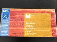 Mängden socker i Anchois à l'huile de soja