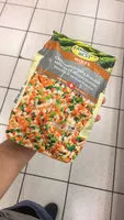 Mängden socker i Mélange de légumes brunoise