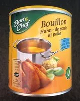 Mängden socker i Bouillon de poule granulé, sans graisse