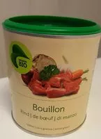 Mängden socker i Bouilon de boeuf bio