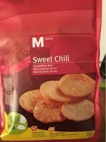 Mängden socker i Mini galettes de riz Sweet Chili