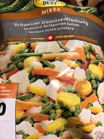 Mängden socker i Schweizer Gemüsemischung