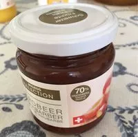 Mängden socker i Confiture fraise rhubarbe