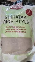 Mängden socker i Shirataki rice-style