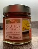 Mängden socker i Chutney mit  mango